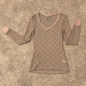 Long Sleeve Burnout Shirt